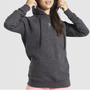 Gymshark NWT SDL Lift Oversized Hoodie In Black Marl